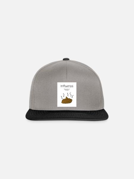 Influenza mit Rabattcode - Snapback Cap - Graphit/Schwarz