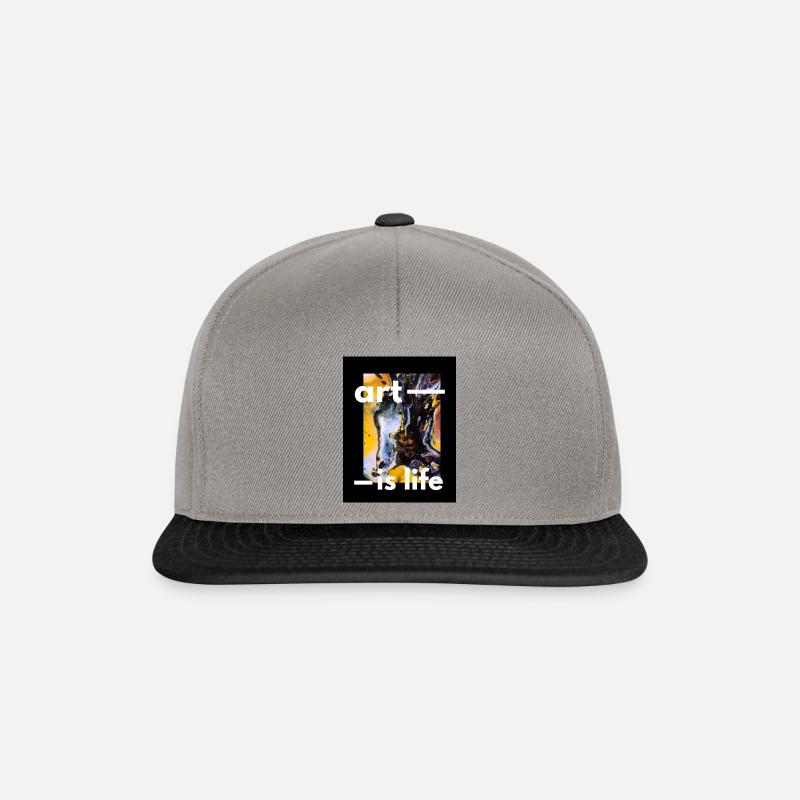 Art - Snapback Cap - Graphit/Schwarz