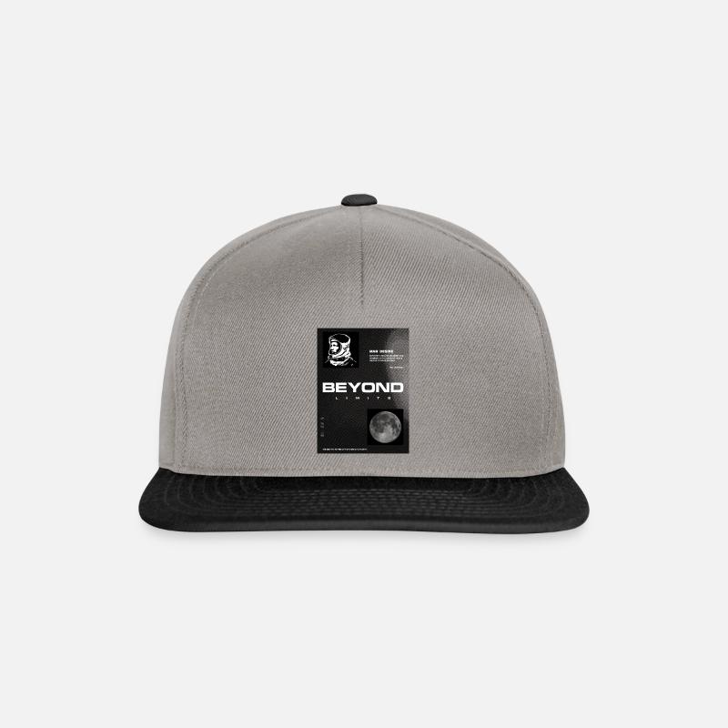 BEYOND - Snapback Cap - graphite/black