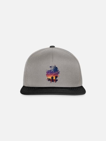Horizont - Snapback Cap - Graphit/Schwarz