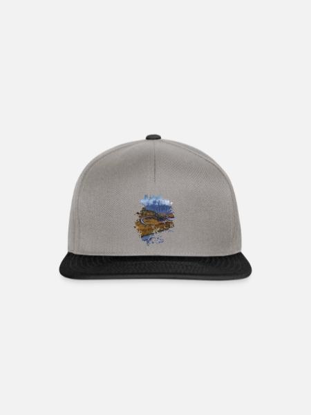 Straße - Snapback Cap - Graphit/Schwarz