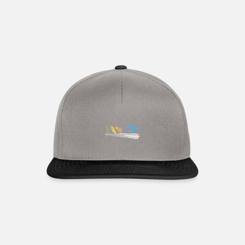 Motocross Trial - Snapback Cap - Graphit/Schwarz