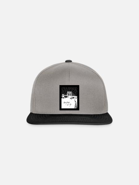 City-Design - Snapback Cap - Graphit/Schwarz