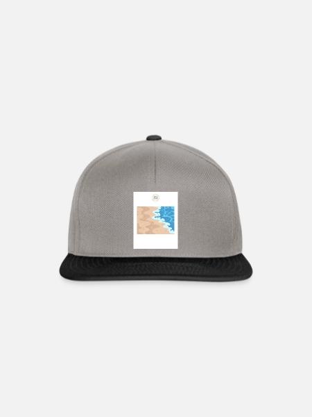 Beach Waves - Snapback Cap - Graphit/Schwarz
