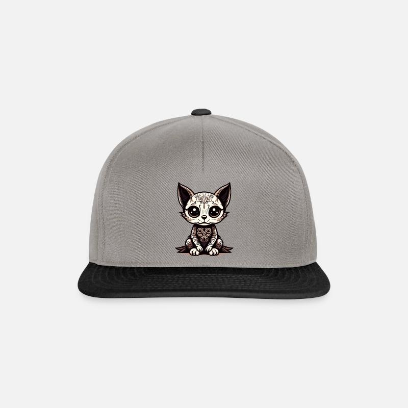 Souci mexicain Cat 1 - Casquette snapback - gris graphite/noir