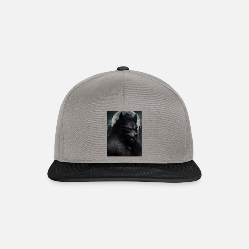 Black Werwolf - Snapback Cap - Graphit/Schwarz