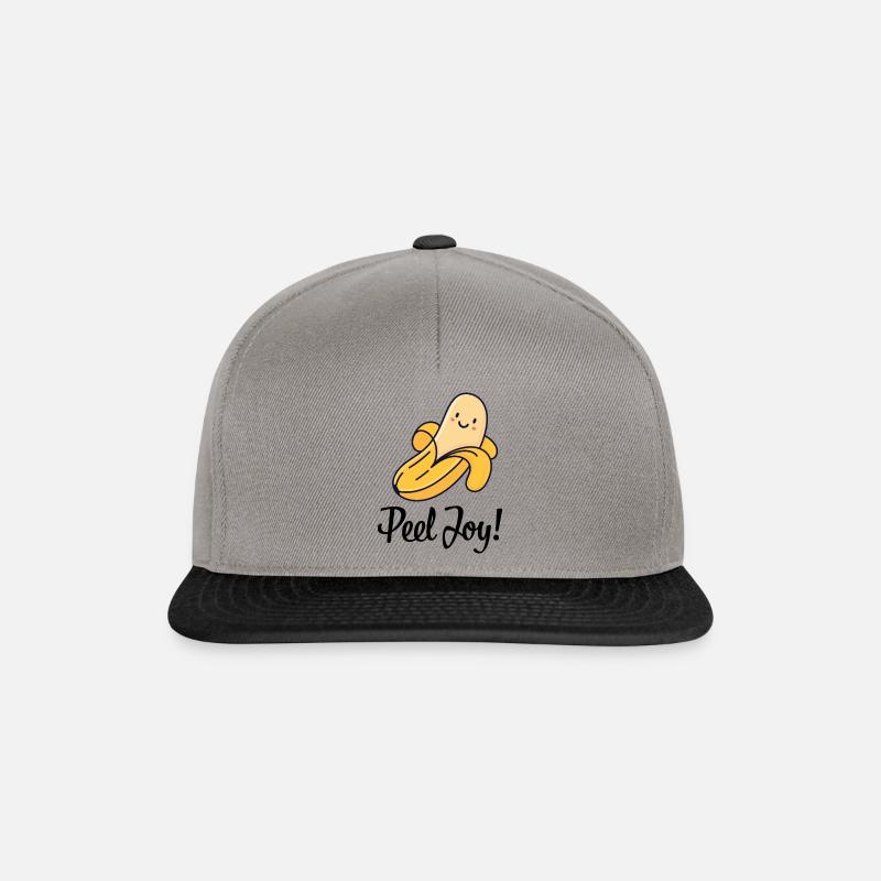 Peel Freude! - Snapback Cap - Graphit/Schwarz