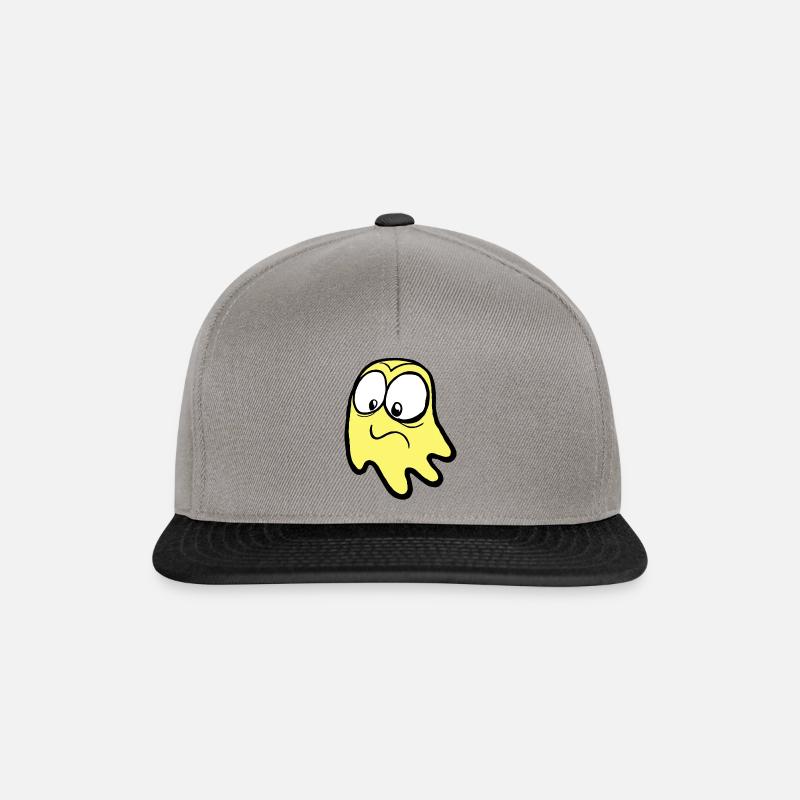 Heuli in yellow - Snapback Cap - graphite/black