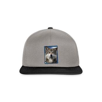 Loup - Casquette snapback - gris graphite/noir - Devant