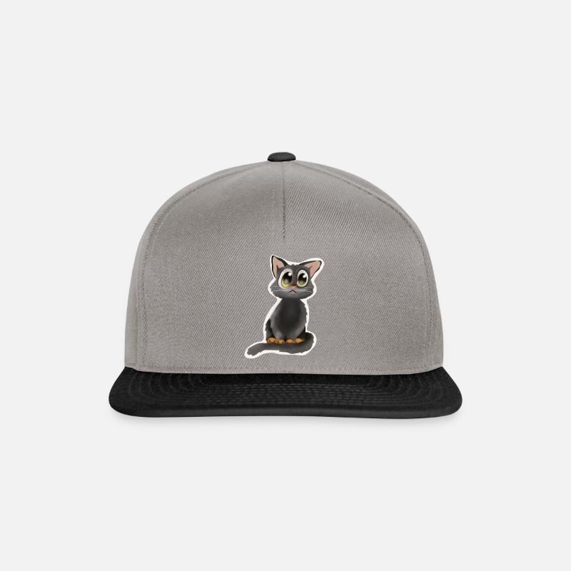 Leo - Snapback Cap - Graphit/Schwarz