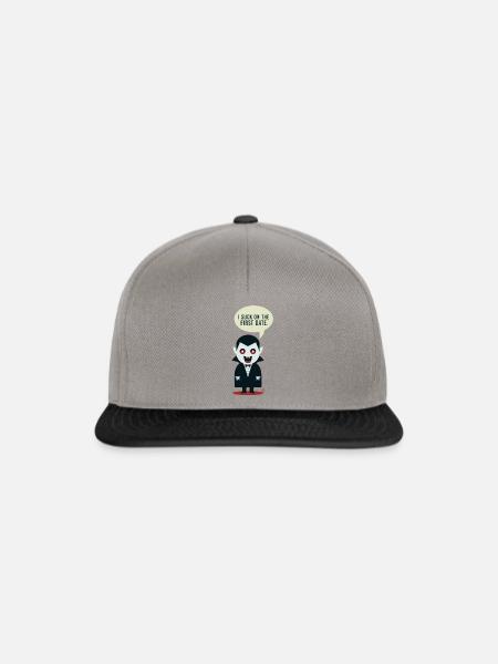 Little cheeky Vampire - Snapback Cap - Graphit/Schwarz