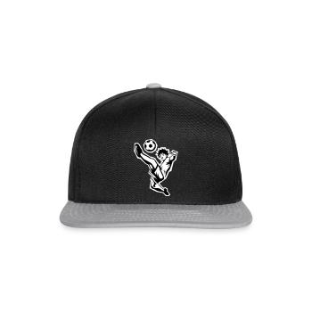 Manga Soccer Player - Snapback Cap - black/grey - Front