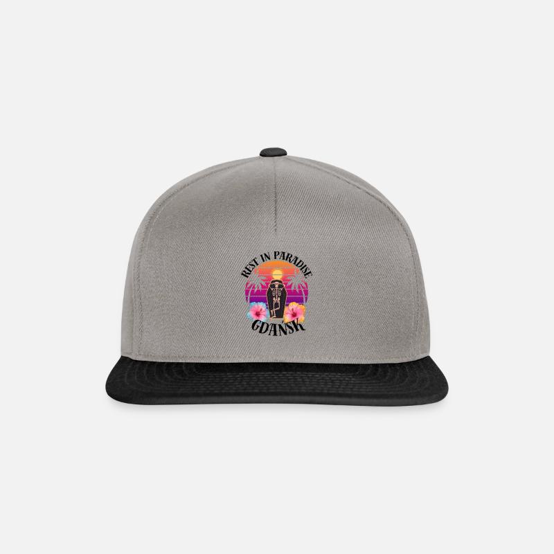 Danzig RIP Sarkasmus - Snapback Cap - Graphit/Schwarz