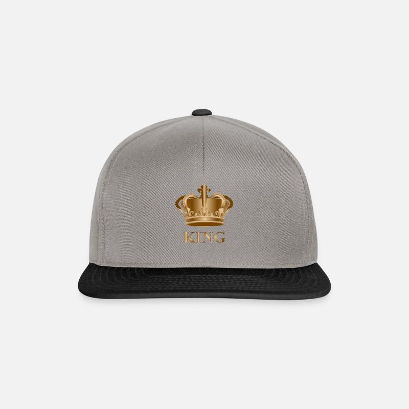 ROI - Casquette snapback - gris graphite/noir