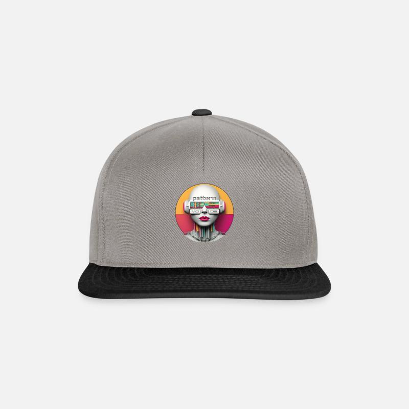 Pattern Mode - Snapback Cap - graphite/black