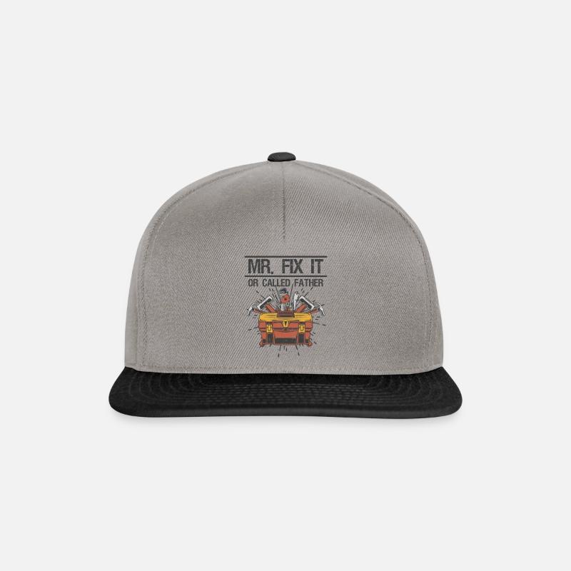 Mr Fix it - Snapback Cap - Graphit/Schwarz