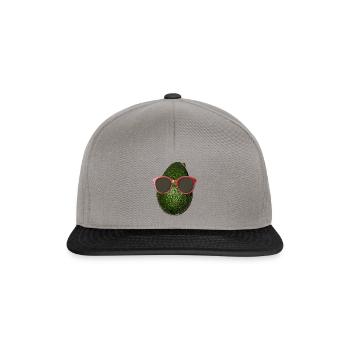 Cadeaux d'avocat> Lunettes de soleil avocats drôles Wearing - Casquette snapback - gris graphite/noir - Devant