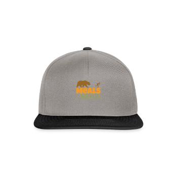 Inlineskates Meals ın Wheels! - Inlineskater Skate - Snapback Cap - Graphit/Schwarz - Vorne