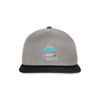 Choir Director Mistake Soprano's Altos Tenor Basses - Snapback Cap - graphite/black - Front