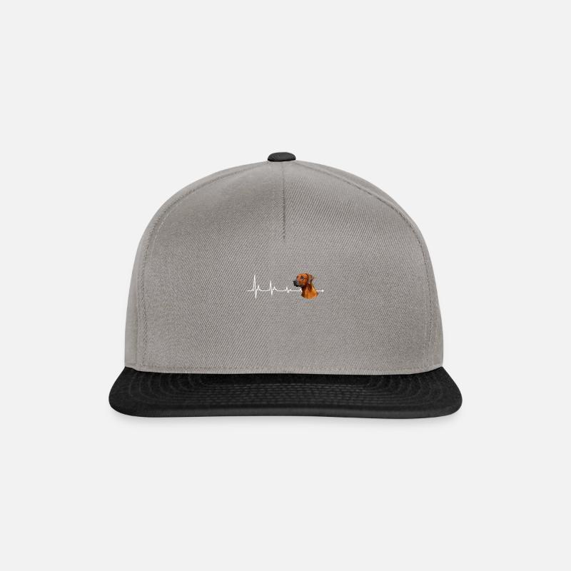 Rhodesian Ridgeback - Casquette snapback - gris graphite/noir