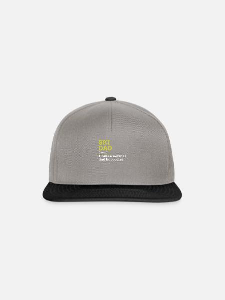 Ski-Papa - Snapback Cap - Graphit/Schwarz