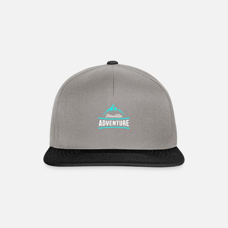 Mountain experiences mountaineer gift - Snapback Cap - graphite/black