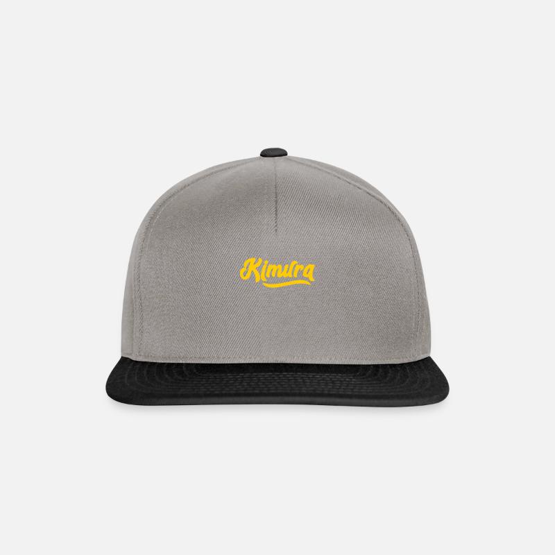 BJJ Kimura BJJ Hug JiuJitsu Brésilien MMA Grappling - Casquette snapback - gris graphite/noir