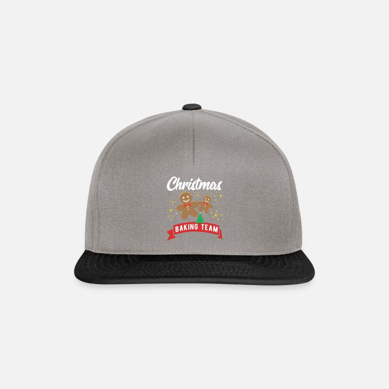 Équipe de cuisson de Noël - Casquette snapback - gris graphite/noir