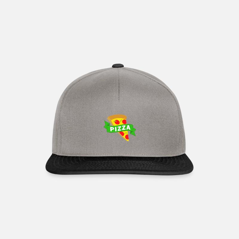 Pizza - Snapback Cap - graphite/black