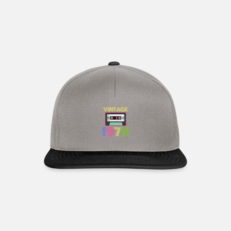 1978 - Snapback Cap - Graphit/Schwarz