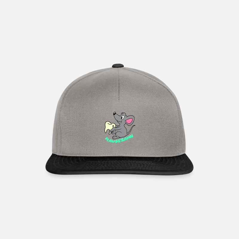 Mausezahn - Snapback Cap - graphite/black