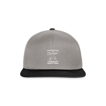 No therapy bike cycling mountain bike - Snapback Cap - graphite/black - Front