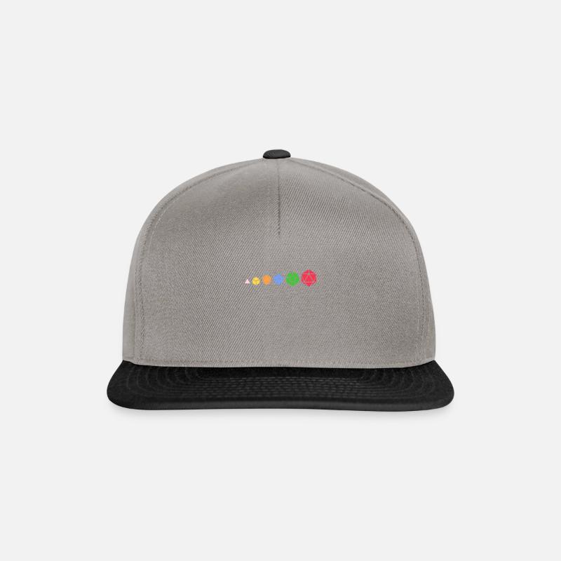 D20 Evolution - Snapback Cap - Graphit/Schwarz