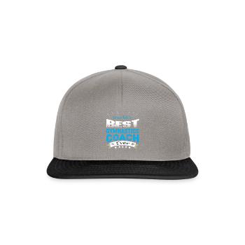 WORLD'S BEST GYMNASTIC COACH EVER - Snapback Cap - graphite/black - Front