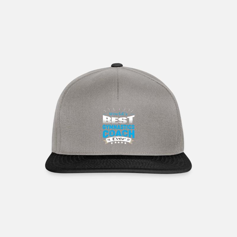 WORLD'S BEST GYMNASTIC COACH EVER - Snapback Cap - Graphit/Schwarz