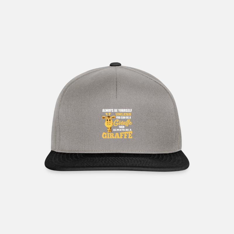 Giraffe - Snapback Cap - Graphit/Schwarz