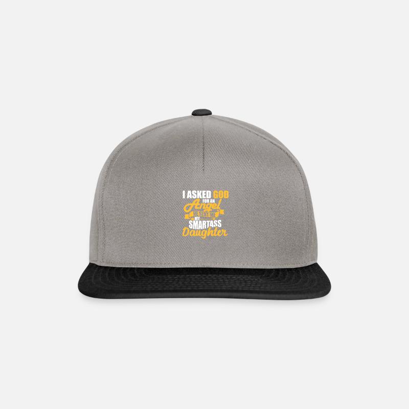Tochter - Snapback Cap - Graphit/Schwarz