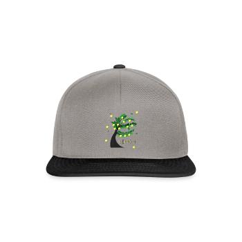 Lemons Tree Orange Citrus Tangerine Gift - Snapback Cap - graphite/black - Front