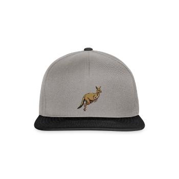 Känguru - Snapback Cap - Graphit/Schwarz - Vorne