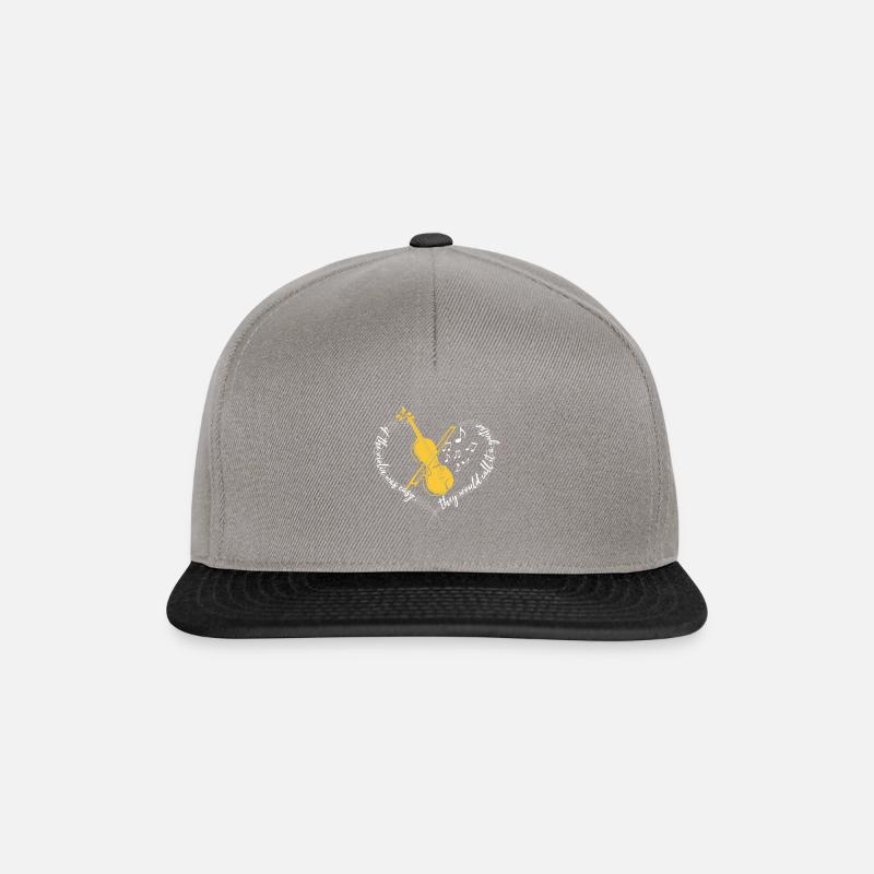 geige - Snapback Cap - Graphit/Schwarz