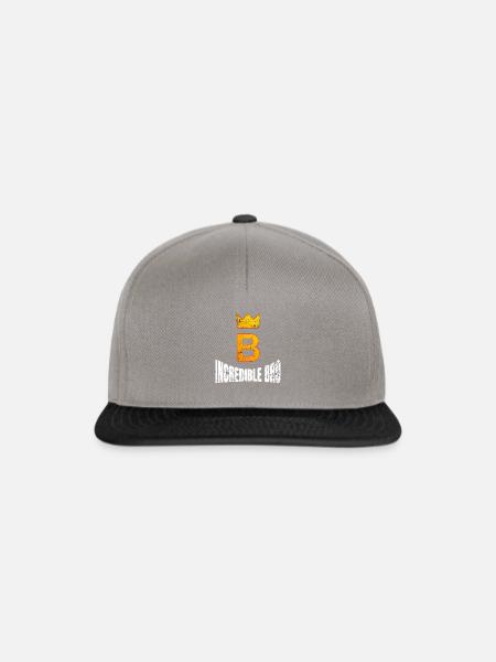 incredible bro - Snapback Cap - Graphit/Schwarz