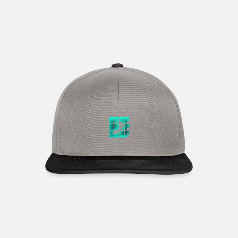 SURF SURF SURF - Casquette snapback - gris graphite/noir