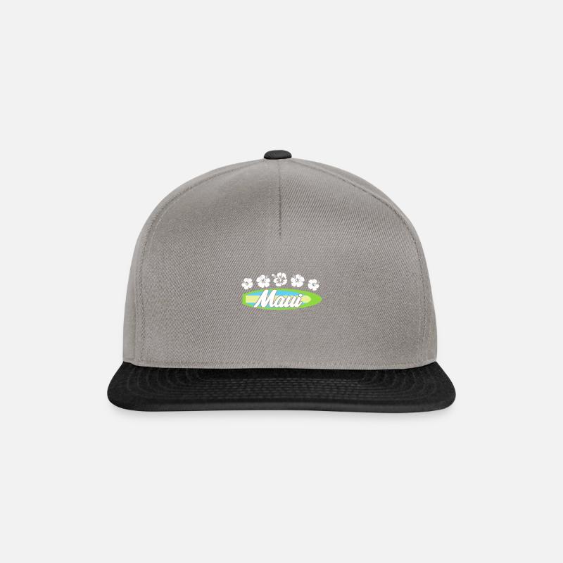 Maui - Snapback Cap - Graphit/Schwarz