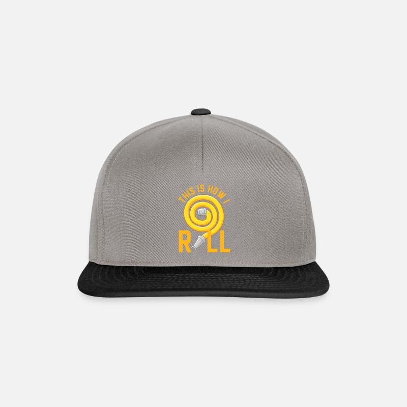 pompiers - Casquette snapback - gris graphite/noir