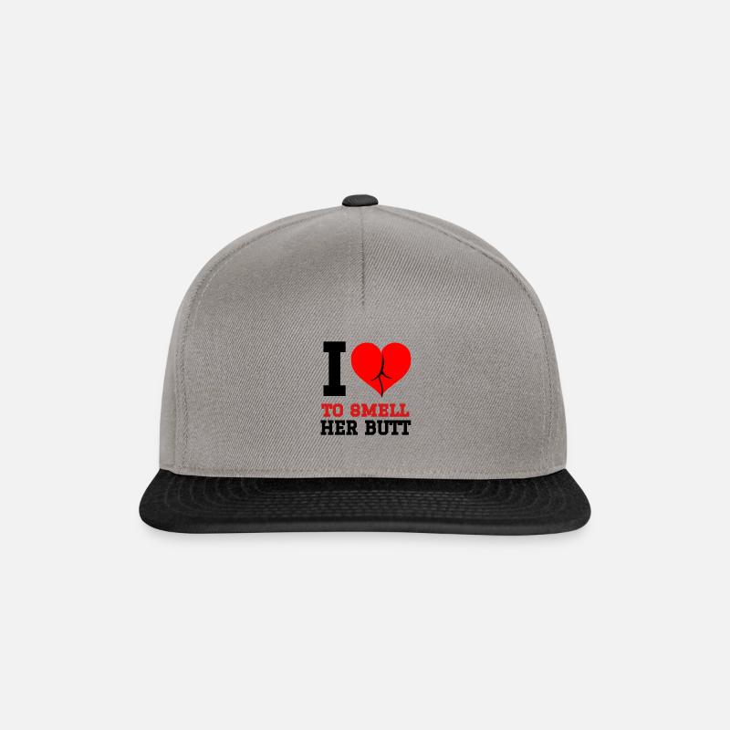 Drôle Odeur Perverted Butt Design Pour Buttman - Casquette snapback - gris graphite/noir