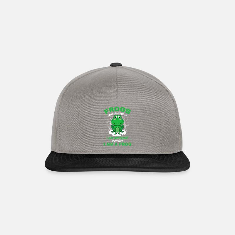 Frosch - Snapback Cap - Graphit/Schwarz