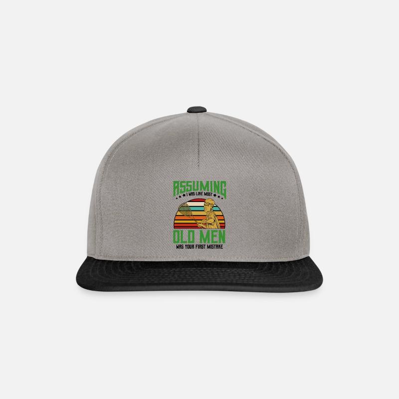 squash - Casquette snapback - gris graphite/noir