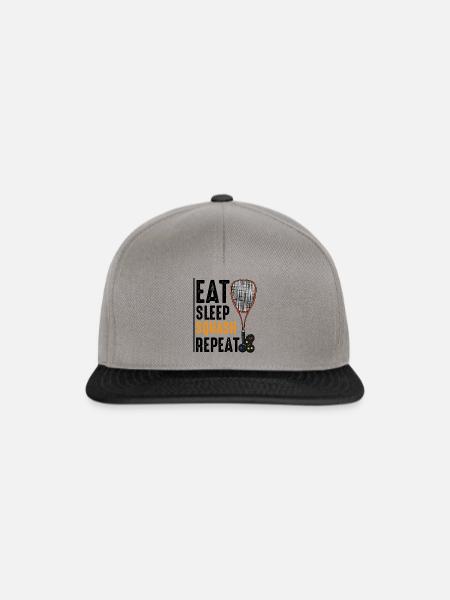 Squash - Snapback Cap - Graphit/Schwarz