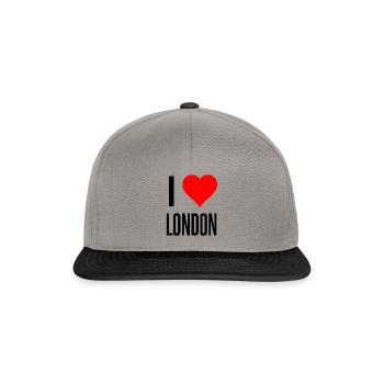 London - Snapback Cap - Graphit/Schwarz - Vorne