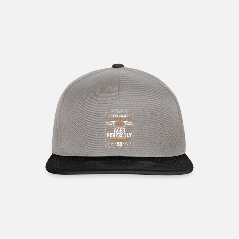 Legenden 1970 - Snapback Cap - Graphit/Schwarz